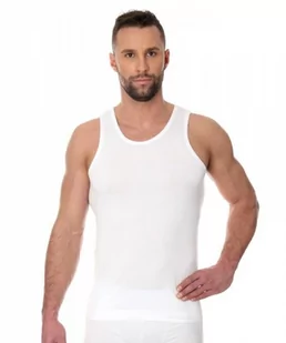 Brubeck TA 00540A biała koszulka męska - Koszulki męskie - miniaturka - grafika 1