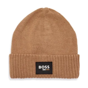 BOSS Kidswear Czapka z dodatkiem wełny - Czapki dla dzieci - miniaturka - grafika 1