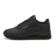 Buty dla dziewczynek - Buty Puma St Runner v4 L Jr 39973601 czarne - miniaturka - grafika 1