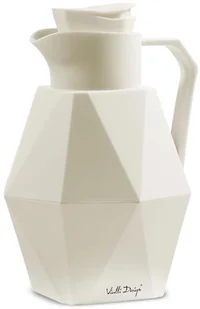 Vialli Design Termos z wkładem szklanym 1L GEO biały 27473 27473 - Termosy - miniaturka - grafika 2