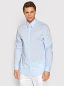 Koszule męskie - camicie uomo guess m1yh20 w7zk1 g7s1 airway blue - GUESS - miniaturka - grafika 1