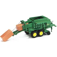Samochody i pojazdy dla dzieci - John Prasa kostkująca Deere 690 i 2 kostki słomy - miniaturka - grafika 1