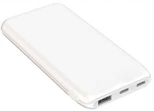 PLATINET POWER BANK 10000 mAh 3,7V 37Wh 12W 2x USB-C 1x USB-A WHITE [46079] - Powerbanki - miniaturka - grafika 1