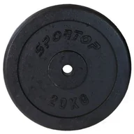 Obciążenia - SPORTOP SPORTOP Obciążenie SPORTOP Fi28 20 kg) - miniaturka - grafika 1
