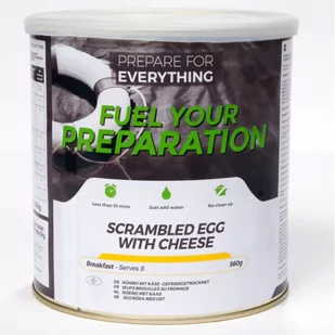 Liofilizat wege w puszce Fuel Your Preparation Jajecznica z serem 560 g - Racje żywnościowe - miniaturka - grafika 1