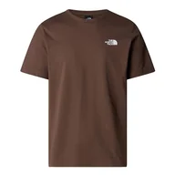 Koszulki sportowe męskie - Koszulka The North Face Redbox 0A87NP5EX1 - brązowe - miniaturka - grafika 1