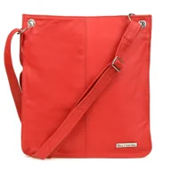 Torebki damskie - Torebka damska skórzana czerwona listonoszka duża A4 Beltimore 972 czerwony - miniaturka - grafika 1