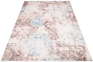 Brązowo-niebieski dywan orientalny do salonu R7-C78 - Dywany - miniaturka - grafika 1