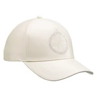 Czapki damskie - Damska Czapka z daszkiem GUESS EDITH PU CAP W4YZ01WF8Q0-G1E0 – Beżowy - miniaturka - grafika 1