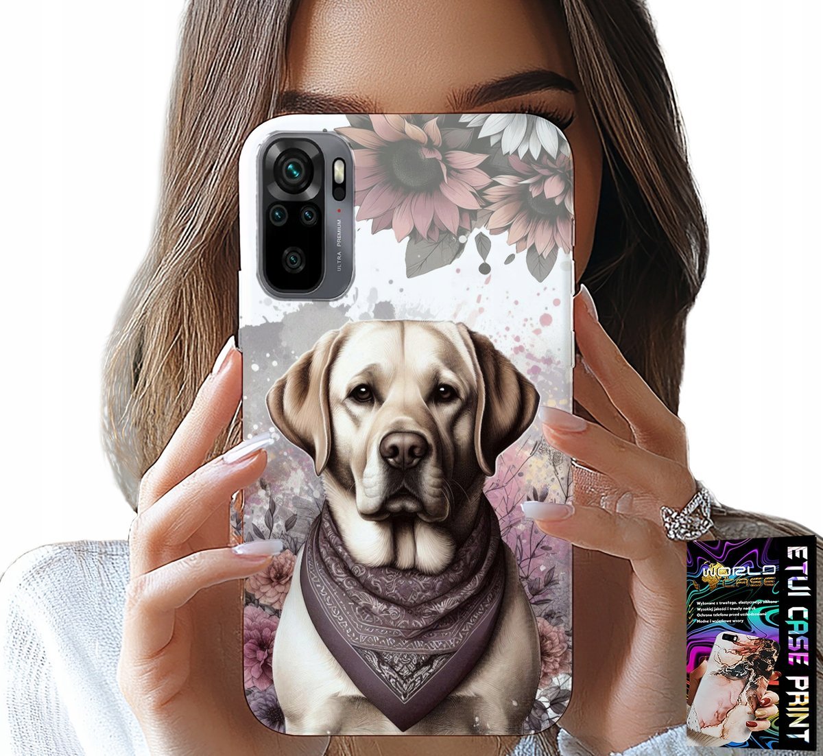 ETUI DO XIAOMI NOTE 10 / 10S - PIESEK PIESKI HUSKY PSIE WZORY + SZKŁO