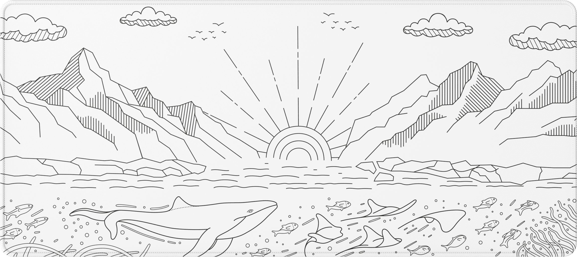 Podkładka Dark Project Terra Nostra XL biała DPMP_NOSTRA_WHITE_XL