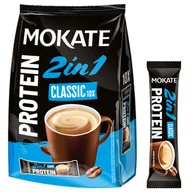 Cappuccino i kawy smakowe - Napój Kawowy Instant Napój 2w1 2in1 Mokate Classic Protein 10szt - miniaturka - grafika 1