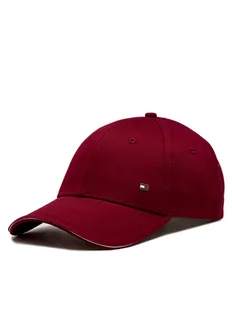 Tommy Hilfiger Czapka z daszkiem Th Corporate Cotton 6 Panel Cap AM0AM12035 Czerwony - Czapki i chusty sportowe męskie - miniaturka - grafika 1
