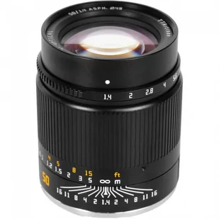 Obiektyw TTArtisan 50mm F1.4 Sony E Mount black A09B-E - Obiektywy - miniaturka - grafika 1