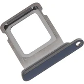 Części serwisowe do telefonów - Tacka, slot na kartę SIM do iPhone 15 Pro Max, niebieski tytan ORG - miniaturka - grafika 1