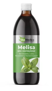 EkaMedica Melisa 0,5 L Sok 100% EM909 - Nalewki - miniaturka - grafika 1