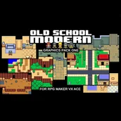DLC - RPG Maker VX Ace - Old School Modern Graphics Pack DLC (1 urządzenie / Lifetime) (Steam) - miniaturka - grafika 1