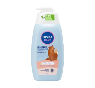 NIVEA BABY Mleczko Nawilżające delikatna pielęgnacja 500 ml - Kosmetyki kąpielowe dla dzieci - miniaturka - grafika 1