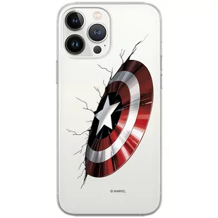 Etui Marvel dedykowane do Xiaomi MI 11 LITE 4G / MI 11 LITE 5G / 11 LITE 5G NE, wzór: Kapitan Ameryka 023 Etui częściowo przeźroczyste, oryginalne i.. - Etui i futerały do telefonów - miniaturka - grafika 1