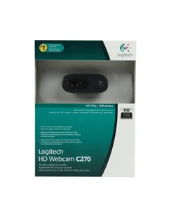 Kamera internetowa LOGITECH HD Webcam C270 VID 960-000636 960-000636 - Kamery internetowe - miniaturka - grafika 1