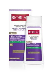 Bioblas Procyjanidyna szampon ziołowy na wypadanie włosów dla włosów przetłuszczających 360 ml - Szampony do włosów - miniaturka - grafika 1