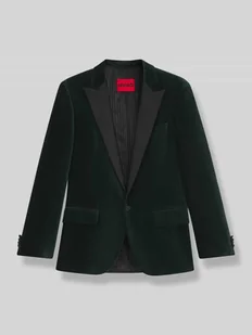 Smoking o kroju slim fit z mieszanki bawełny i aksamitu model ‘HENRY254E1X’ - Garnitury - miniaturka - grafika 1