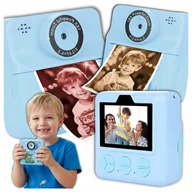 Aparaty natychmiastowe - Aparat Natychmiastowy dla dzieci Fotograficzny Kolor Menu pl kamera +Wkłady - miniaturka - grafika 1