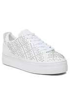 Sneakersy damskie - Guess Sneakersy Giaa 7 FL5GA7 ELE12 Biały - miniaturka - grafika 1