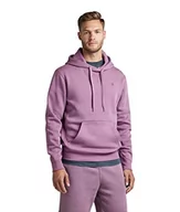 Bluzy męskie - G-STAR RAW Męska bluza z kapturem Premium Core, Purpur (Grapeade C235-d611), XXL - miniaturka - grafika 1