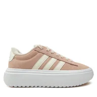Sneakersy damskie - Sneakersy adidas Grand Court Platform IE1104 Różowy - miniaturka - grafika 1