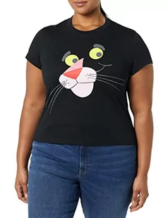 Desigual Damska koszulka z krótkim rękawem, czarny, L - Koszulki i topy damskie - miniaturka - grafika 1