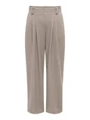 Spodnie damskie - ONLY Spodnie w kolorze szarobrązowym - miniaturka - grafika 1