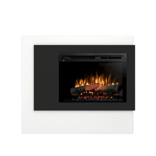 Kominek elektryczny Warmtec Pulmari wkład Dimplex 26" XHD Optiflame - biały mat, czarny - Kominki elektryczne - miniaturka - grafika 2