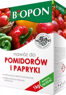 Biopon Nawóz do pomidorów i papryki 1kg 429493 - Nawozy ogrodnicze - miniaturka - grafika 1