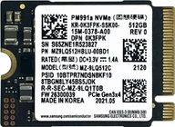 Dyski SSD - Dysk SSD Samsung Samsung PM991a 256 GB M.2 2230 - demontaż - miniaturka - grafika 1