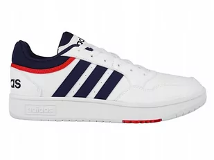BUTY ADIDAS HOOPS GY5427 biało granatowe 45,3 - Moda i Uroda OUTLET - miniaturka - grafika 1