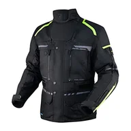 Odzież motocyklowa - REBELHORN Cubby IV kurtka motocyklowa dla mężczyzn z membraną REISSA CE Level 2, ochrona łokci i ramion, płyty z siatki stalowej, ThermoLite Liner, neoprenowy pokrowiec na telefon komórkowy - miniaturka - grafika 1