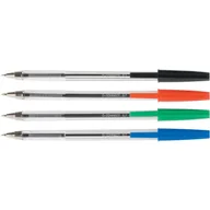 Długopisy - Biurfol Długopis Qconnect 0,7 Mm (Opak. 20 Szt.), Niebieski - miniaturka - grafika 1