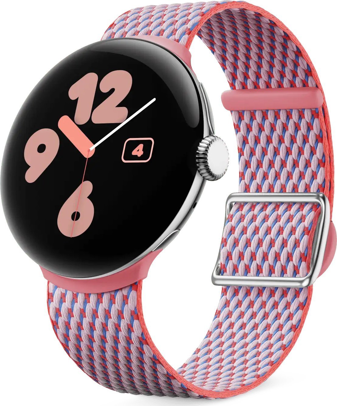 Pixel Watch 3 41mm Woven Band, Peony