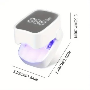 TEMU Lampa do leczenia grzybów paznokci - ładowana przez USB, światło LED do zdrowia paznokci, idealna do domu i podróży, idealny prezent dla - Pozostałe urządzenia kosmetyczne - miniaturka - grafika 1