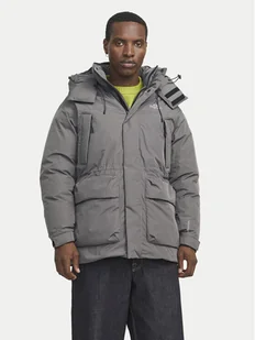 Jack&Jones Kurtka zimowa Kani 12260454 Szary Regular Fit - Kurtki męskie - miniaturka - grafika 1
