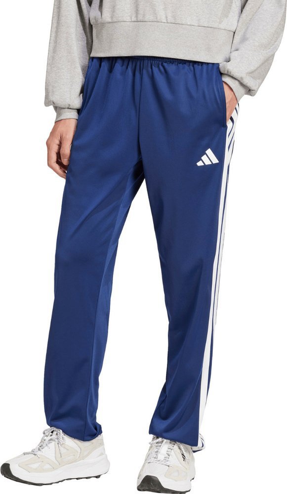 Adidas Spodnie męskie adidas 3-Stripes Tricot Regular Fit Open Hem niebieskie JI8803 2XL