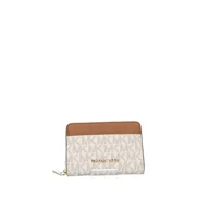 Portfele - Michael Kors SM ZA Coin Card Case, torebka damska, Vanilla/Acrn - miniaturka - grafika 1