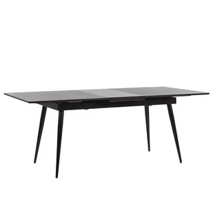 BLmeble Stół do jadalni rozkładany 160/200 x 90 cm czarny MALDON 4251682259026 - Stoły - miniaturka - grafika 1