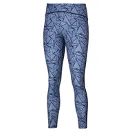Legginsy - Legginsy damskie Mizuno 7/8 Printed Tight Vintage Indigo XS - miniaturka - grafika 1