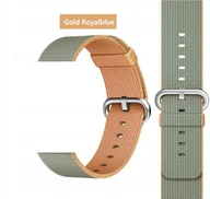 Akcesoria do smartwatchy - PASEK DO APPLE WATCH NYLONOWY|GOLD ROYALBLUE - miniaturka - grafika 1