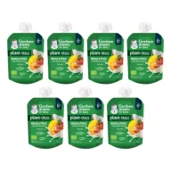 Desery dla dzieci - Gerber Organic Plant-tastic Deserek mango i brzoskwinia z musem kokosowym po 6 miesiącu Zgrzewka 7 x 80 g Bio - miniaturka - grafika 1
