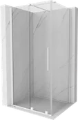 Kabiny prysznicowe - Mexen Velar kabina prysznicowa rozsuwana 90x85 cm, transparent, biała - 871-090-085-01-20 - miniaturka - grafika 1