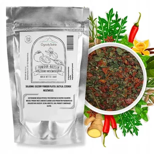 Przyprawa Pomidor bazylia czosnek niedźwiedzi 100 g wysoka jakość mix ziół - Przyprawy i zioła sypkie - miniaturka - grafika 1