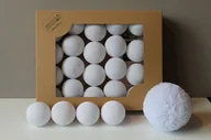 Pozostałe oświetlenie - Cotton Balls, Lampki, All white, 20 szt. - miniaturka - grafika 1